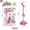 Children's Microphone Toy Dazzling 5 Lights Boys and Girls Microphone Play Song Toy