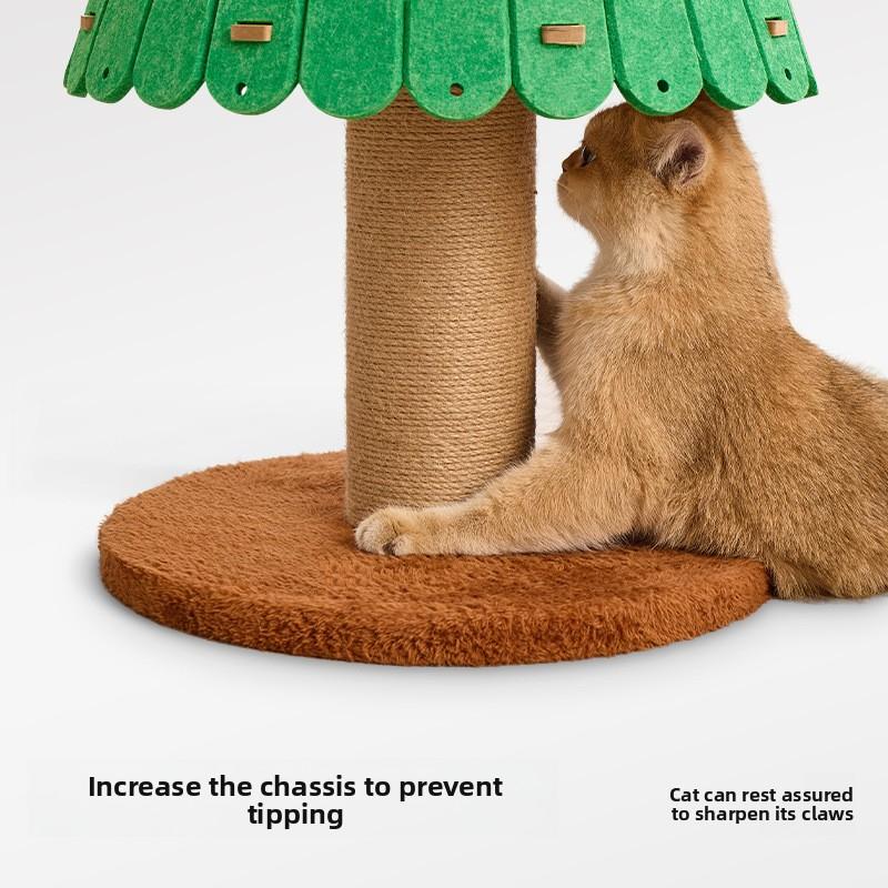 Christmas Tree Cat Climbing Frame Cat Litter Integrated Sisal Cat Scratching Column Resistant To Scratching Crumbs