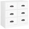 VidaXL Buffet blanc 70x35,5x67,5 cm bois d'ingénierie 816432