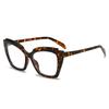 Trendy Cat Eye Glasses For Women And Men Blue Light Blocking Fashionable Clear Lens Stylish Pc Frame Eyewear With Chic Accents