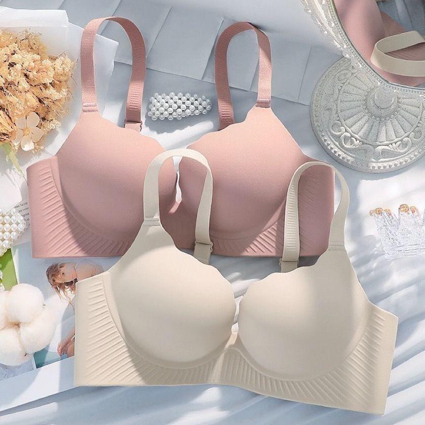 No Steel Ring, No Traces, Thick Cup Underwear, Women's Small Breasts Gather, Flat Breasts Show Big Breasts, and the New Pull-up Popular Bra