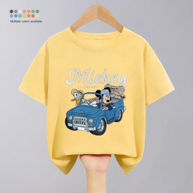Y2k Colorful Big Sister Letter Printed T Shirts Manga Kids Children's T-shirt Shirt Sleeve Girls Summer Spring Casual Top Tee