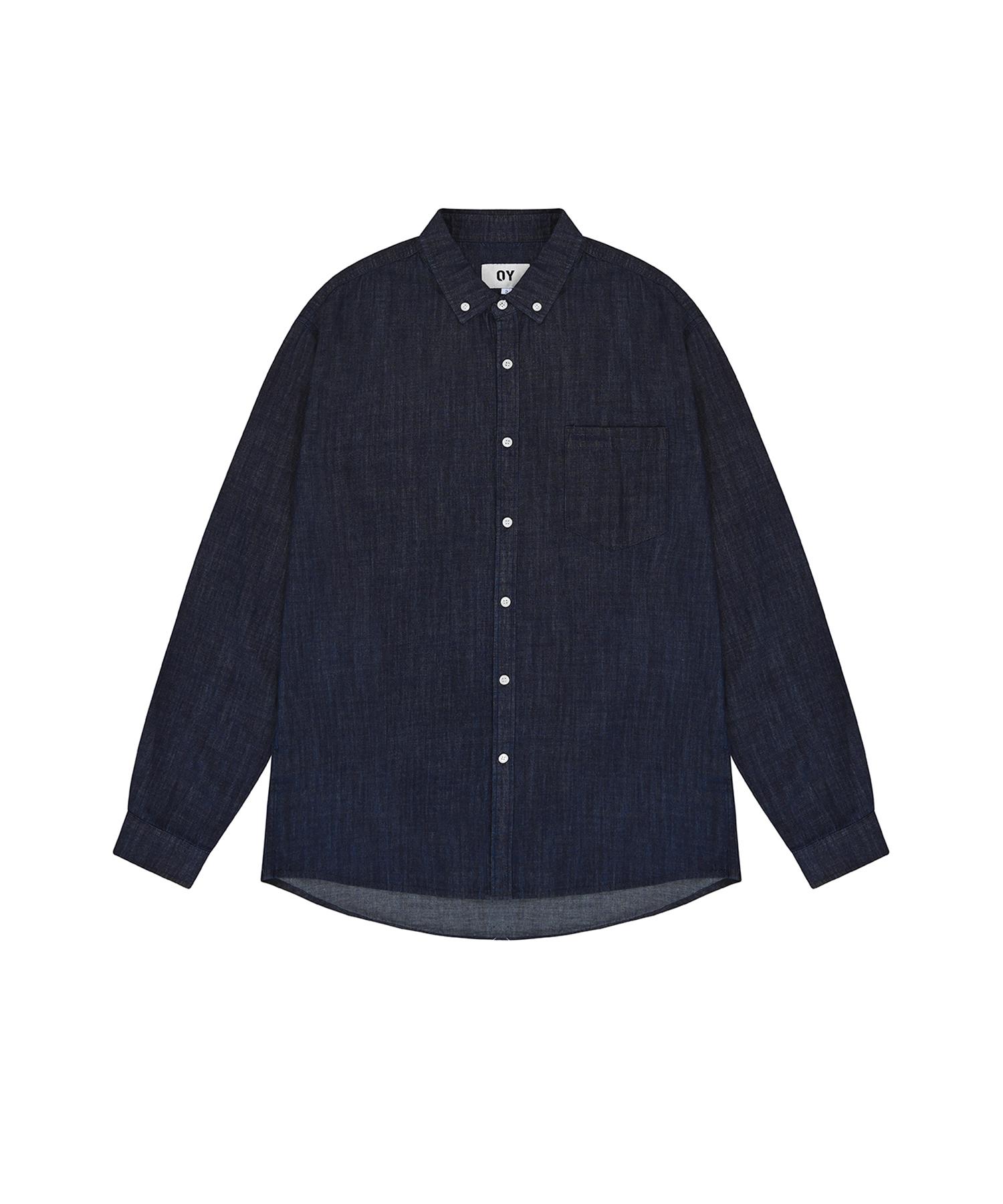 Oy Washed Denim Shirts - Blue 1