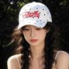 Korean Version Heart Letter Embroidered Baseball Cap for Women, Summer, Makes Face Look Smaller, Versatile