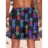 Men's Beach Shorts 3D Print Cartoon Pineapple Graphic Shorts Swim Trunks Summer New Quick Dry Holiday Harajuku Hawaiian Shorts