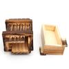 Wooden Puzzle Box Vintage Mechanism Case Children Toys With Secret Drawer Trick Magic Compartment Brain Teaser Projects Toys