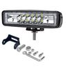 Pair 48W 4800Lm Car Motorcycle Led Working Lights Fog Warning Flash Strobe Lamps