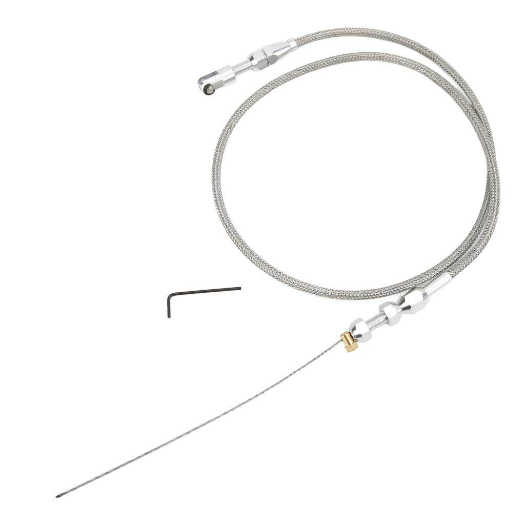 36inch Stainless Steel Throttle Control Cable Replacement for Chevy LS1 4.8   5.3   6.0L Engines 1999‑2007
