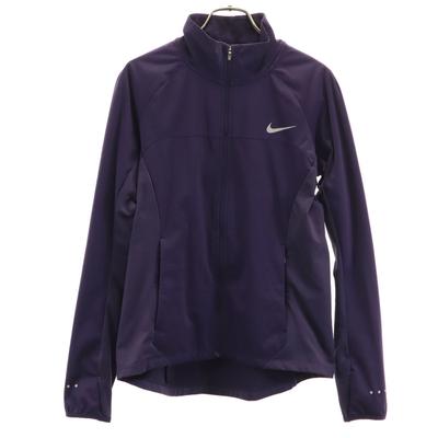 Running Long Sleeve Zip Hoodie M Purple SHIELD Women Used