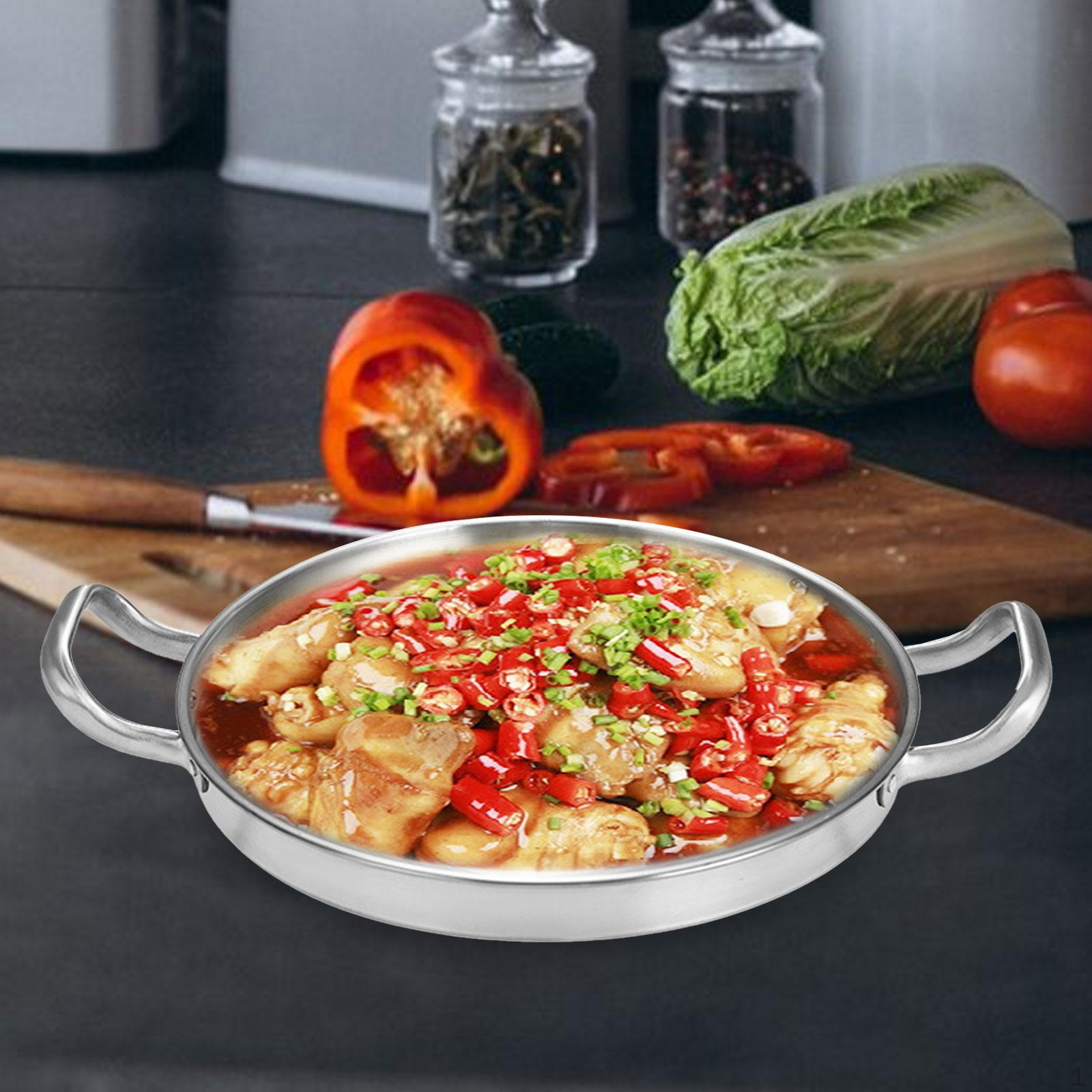 

Сковорода с двойными ушками, корейская кастрюля с лапшой рамэн, многофункциональная кастрюля для тушения морепродуктов для заднего двора