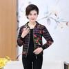 Long Sleeve Blouse Womens Autumn Spring Cherry Printed Thin T-Shirt Ladies Work Tops