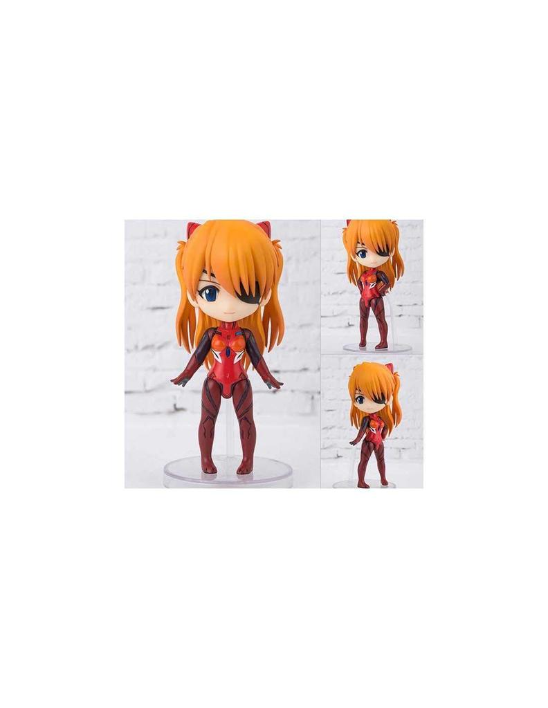 TAMASHII NATIONS Figuarts Mini Evangelion Shikinami Asuka Langley Approximately 90mm Painted Movable Figure PVC&ABS