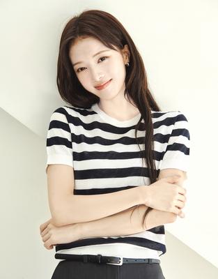 GIORDANO 12Gg Sheer Marine Stripe Crewneck Knit Sweater 356536 [2Color]