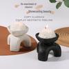 Nordic Cement Flameless Aromatherapy Diffuser & Candle Holder