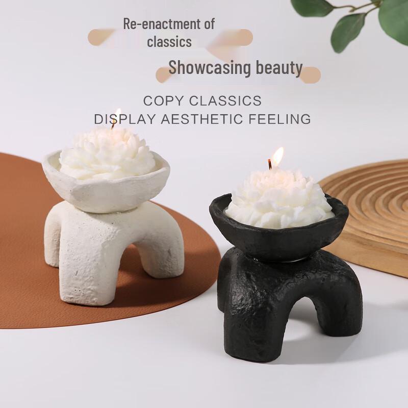 Nordic Cement Flameless Aromatherapy Diffuser & Candle Holder