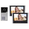 Video Doorbell Intercom System 7in TFT LCD Screen 120 Degrees  Wide Angle for Home Apartment
