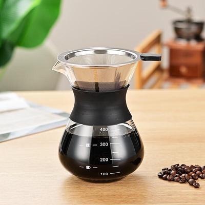 ZISIZ Cold Brew & Pour-Over Coffee Maker with Scale and Filter