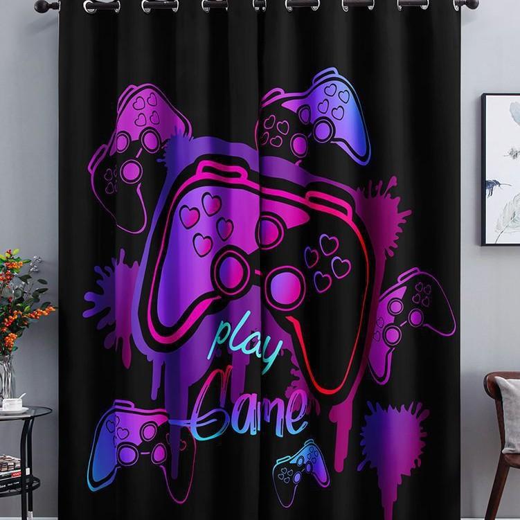 Curtain Gamepad Series 3D Digital Printing High Density Shading