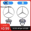 Car Sticker 3D Metal Car Front Bonnet Hood Emblem Badge for Mercedes Benz W202 W203 W204 W205 W208 W210 W220 GLA CLA GLC GLK GLE