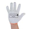 Men's Durable White Cotton Nylon Work Gloves for Construction