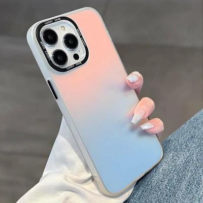 Luxury Laser Gradient Case for Iphone 15 Pro Max 11 13 14 12 XR 7 8 Plus X Xs SE 2020 6 14 Promax 13 Promax Silicon Shockproof Protection Cover