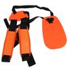 Orange Double Shoulder Strap Nylon Material Trimmer Shoulder Strap Durable Weed Eater Harness