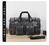 Large Capacity Leather Travel Bag Unisex Duffel Bag With Shoe Compartment Multifunctional Fitness Sports Bag