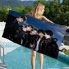 Kpop CORTIS Microfiber Printed Beach Towel Mountain Climbing Yoga Beach Swimming Running Absorbent Soft Towel