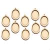 10 Hoops Mini Embroidery Pieces Frame Frames Wood Display For Charm Pendants