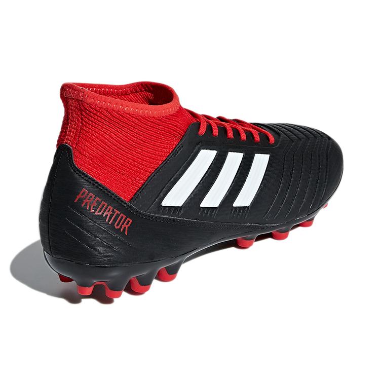 New Adidas Predator 18.3 Ag 'Black Red' BB7747