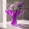 Creative Desktop Ornament 3D Printed Flower Display Container Home Decor Flower Bouquet Vase  Home