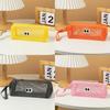 Nylon Cute Student Handheld Pen Case With Large Capacity For Summer School Supplies