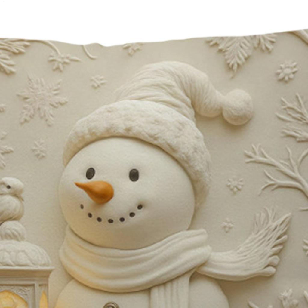 Pillow Covers For Couch 17x17inch Modern Christmas Decor Throw Pillow Case Cute Home Room Bedroom Couch Bed Patio Porch House