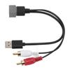 8Pin USB 2 Cinch Stecker Port Kabel Adapter Video Audio Kabel Stecker Ersatz für Nissan Cube 2011‑2012