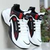 Men's High-Top Mesh Basketball Shoes, Breathable Non-Slip Sports Sneakers for Spring/Summer - Versatile White Running Shoes for Students