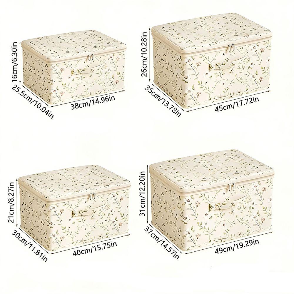 Washable Wardrobe Storage Bins Foldable Toy Storage Box Clothes Quilt Storage Box  for Home