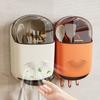 Chopstick HolderKitchen Shelf Without Perforation Spoon Storage Bucket Plastic Wall-mounted Draining