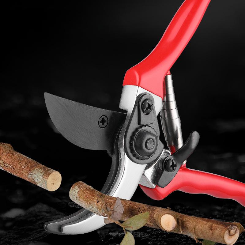 Stainless Steel Garden Pruning Shears Heavy-Duty & Ergonomic Clippers for Effortless Plant Trimming Flower/Tree Branch Cutting and Styling