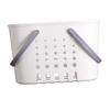 Portable Shower Caddy Hollow Basket Toiletry Organizer Sturdy for Under Sink Grey