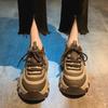 Women's Thick Soled Lace Up Dad Shoes Spring and Autumn New Multifunctional Student Fashion Casual Height Increasing Thick Soled Sports Shoes