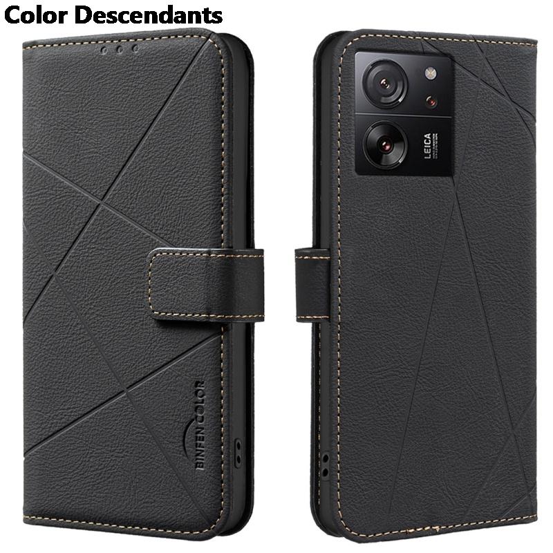 Luxury Wallet Magnetic Flip Stand With Card Slots Leather Phone Case for XiaoMi 13T POCO X7 M7 X6 X5 F6 F5 M3 Pro C55 C75 Cover