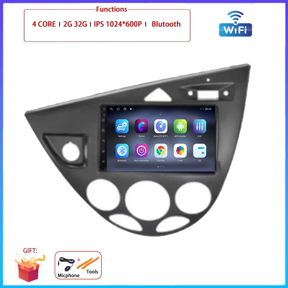 

7 For Ford Fiesta 1995-2001 Focus MK1 1998-2004 Car Carplay Auto Android OS Radio Navigation GPS Multimedia Video Player BT 5.0