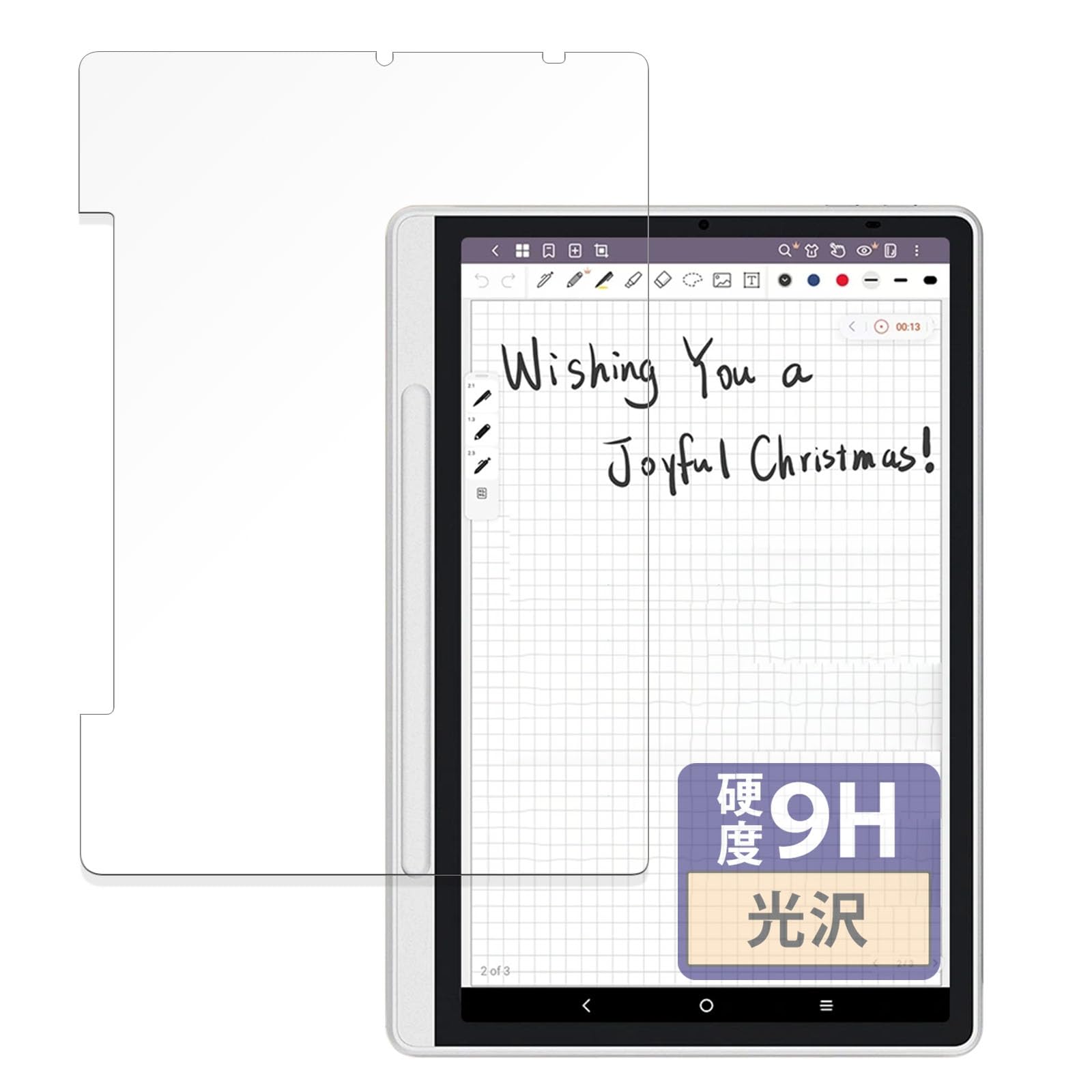 

Пленка FILMEXT для Magic Note Защитная стеклянная пленка Сделано в Японии Планшет XP-Pen, (Ультратонкое волокно), Ультра-прозрачный,