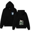 Anime Attack On Titan Graphic Hoodie Warm Fleece Sweatshirt Men Women Double Side Printed Streetwear Pullover