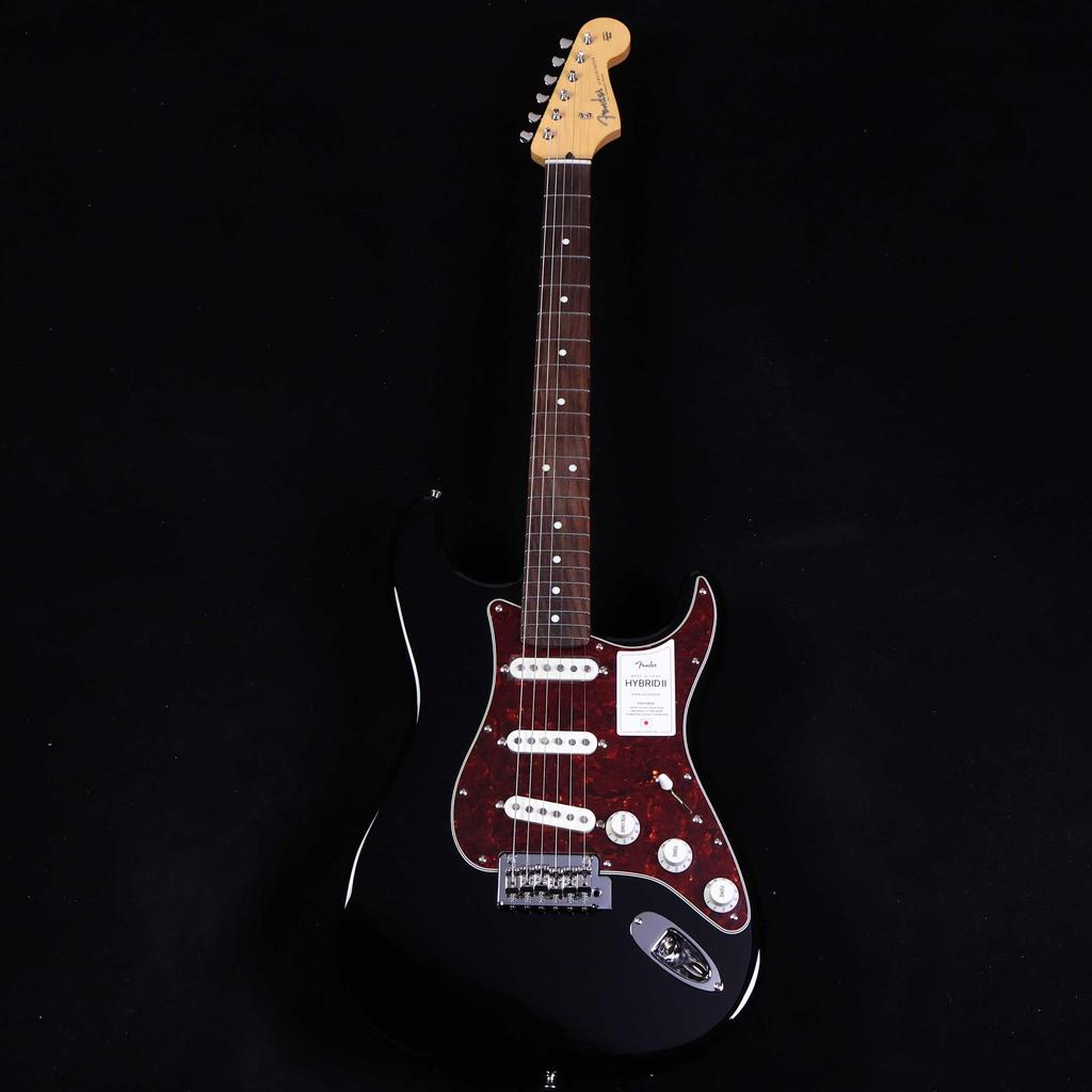 Fender Hybrid II Stratocaster RW Electric Guitar Black