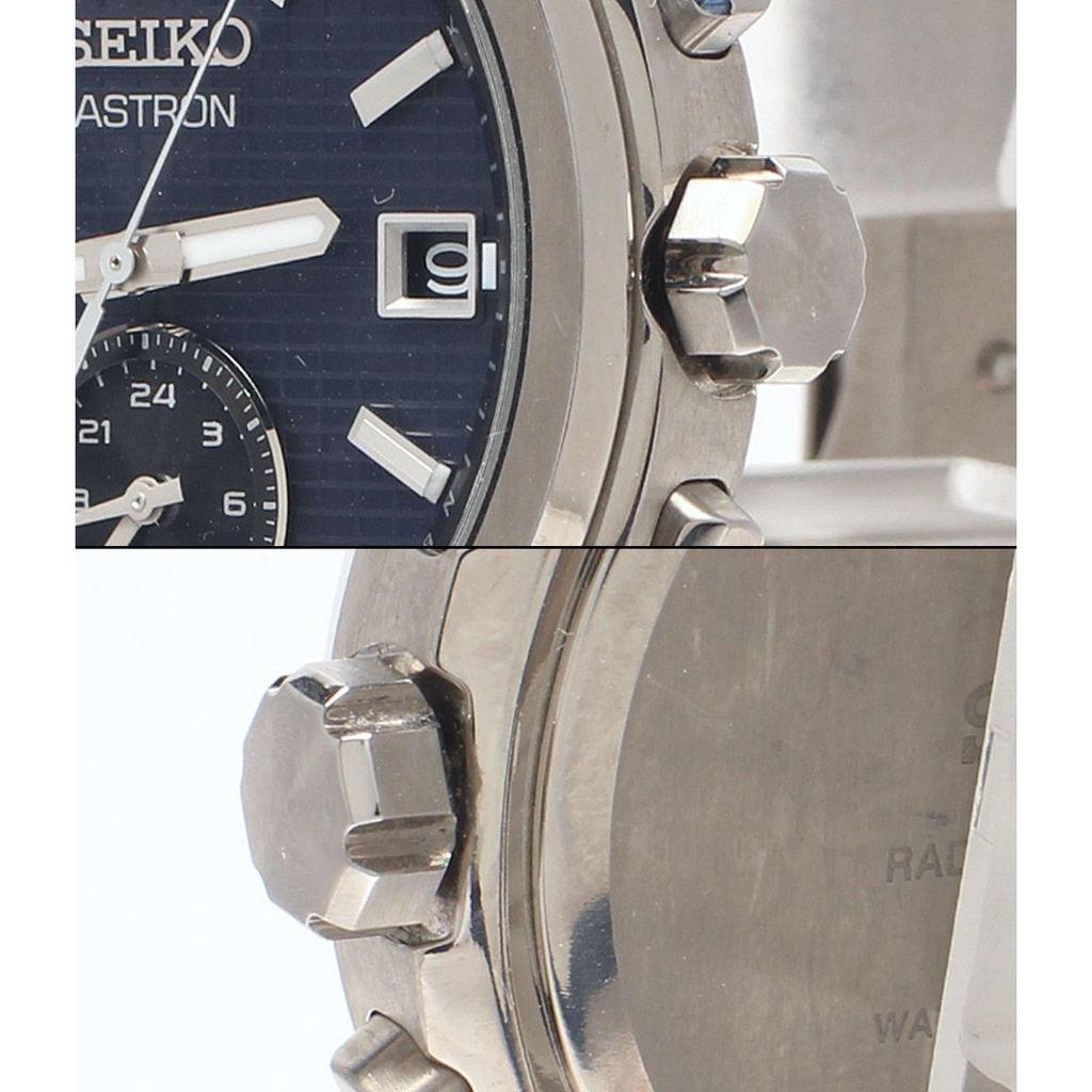 Used Seiko Astron 8B63-0BH0 Solar Navy Men's Watch