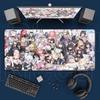 Game Blue Archive Kawaii Sorasaki Hina Mousepad Non-slip Computer Keyboard Mat Large PC Rubber Accessories Office Cabinet Carpet