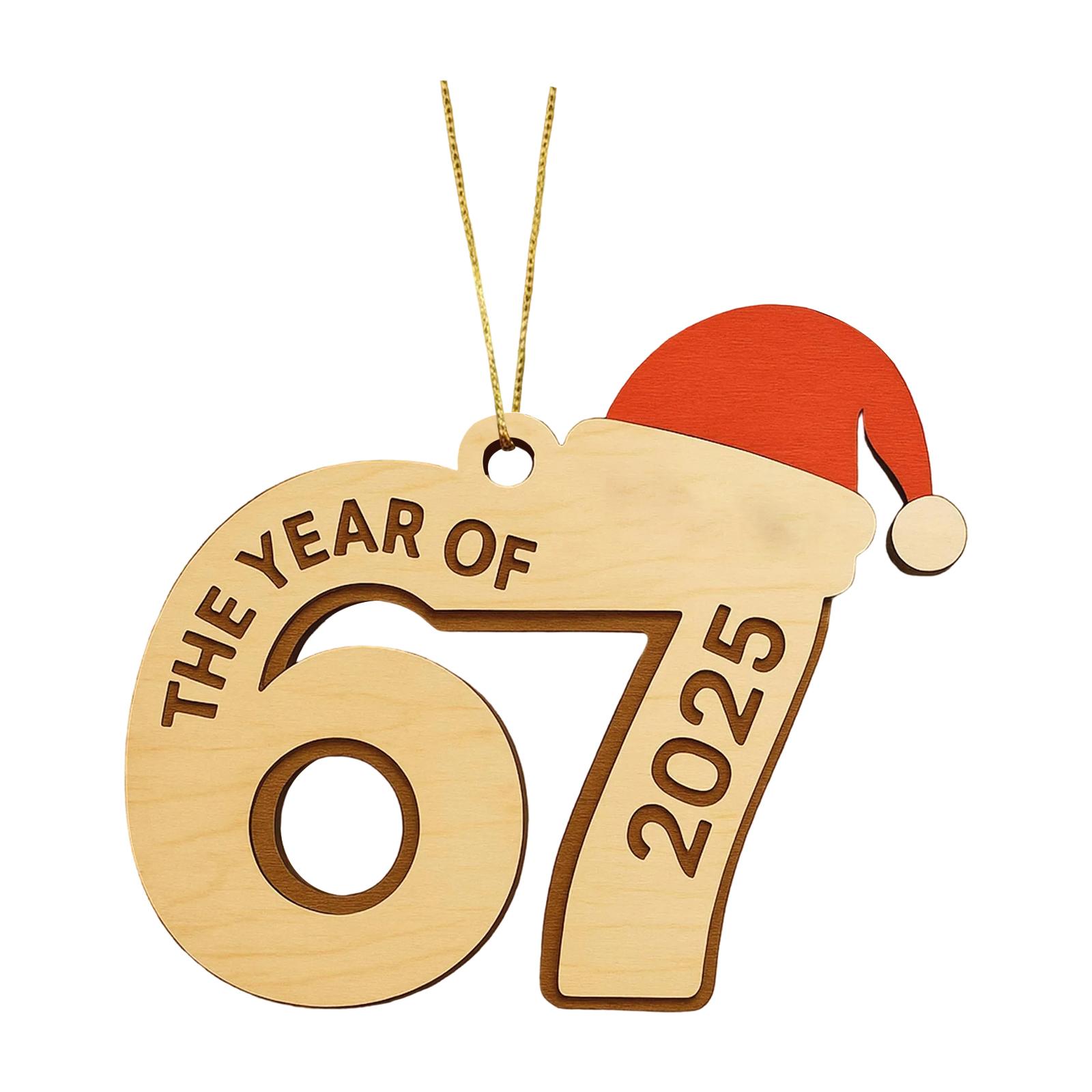 

2D Подвеска на елку, Акриловая подвеска, Рождественское украшение для дома One Size