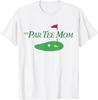The Par Tee Mamma Morsom Golf Masters Mamma Golfelsker Kvinner Menn T-skjorte