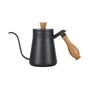 Hand Brewed Coffee Pot Utensil 304 Stainless Steel Small Long Mouthed Solid Wood Anti Scald Handle Water Injection Kettle